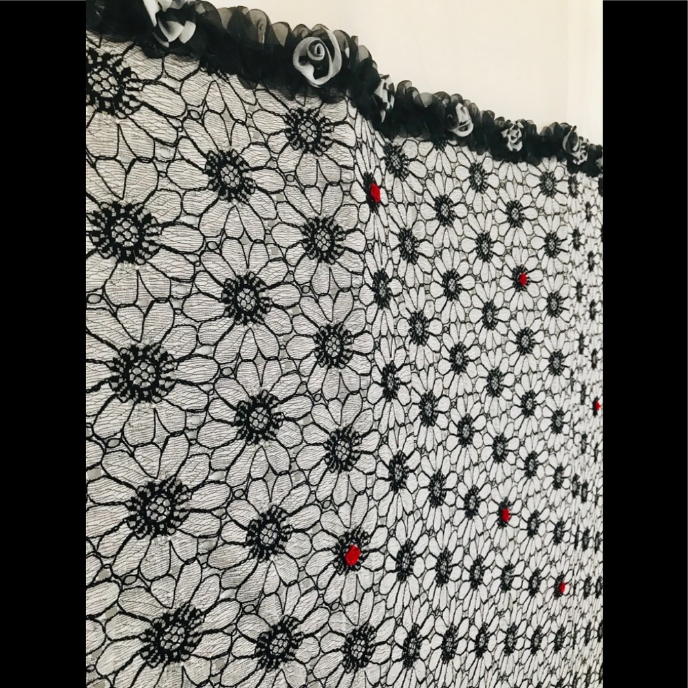Flowered Shower Curtain